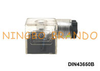 MPM DIN 43650 Form B DIN 43650B Solenoid Coil Connector With LED