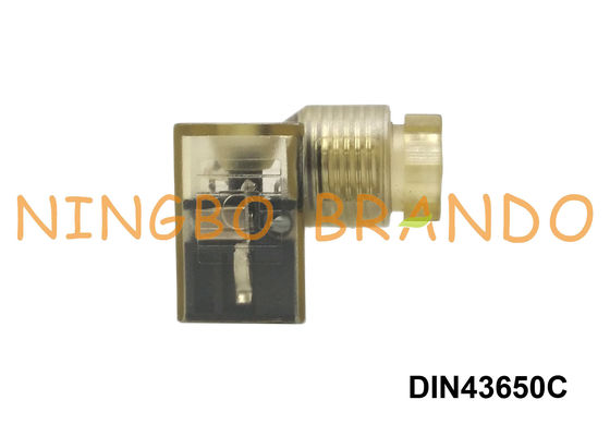 DIN 43650 Form C DIN 43650C Solenoid Valve Coil Connector 24V