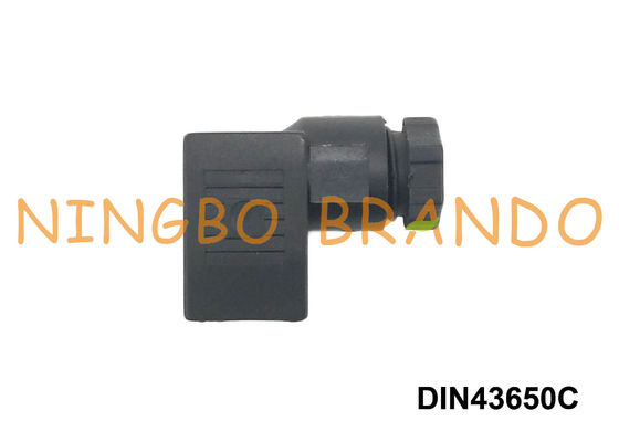 DIN 43650 Form C Solenoid Valve Coil Electrical Connector DIN43650C 24V