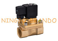 5404-08  Type 1 Inch Pilot Operated Servo-assisted Piston Brass Solenoid Valve