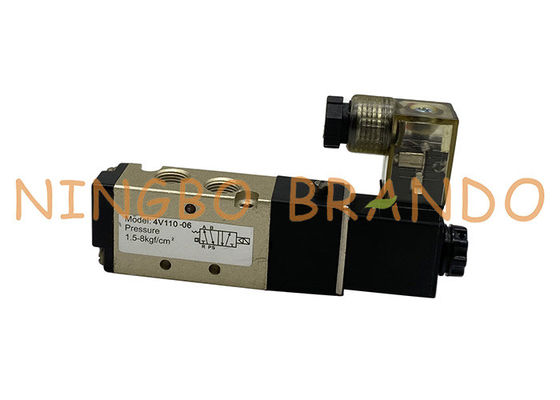 5/2 Way 4V110-06 1/8'' Grommet Terminal Pneumatic Solenoid Valve