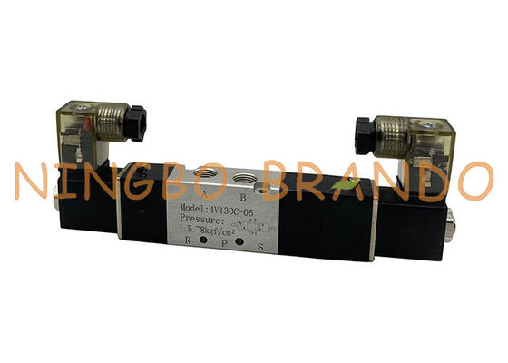 4V130C-06 1/8'' 5/3 Way Terminal Grommet Pmeumatic Solenoid Valve