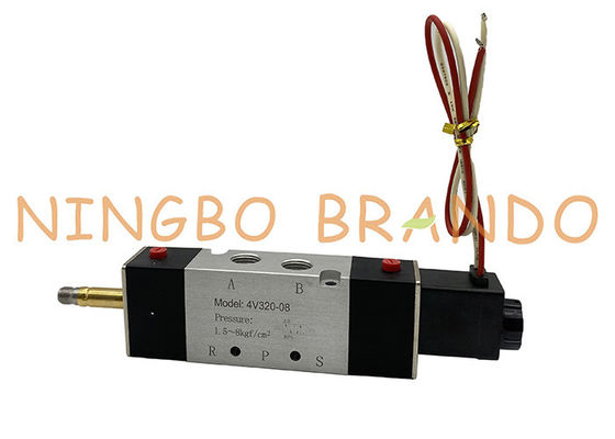 4V320-08 1/4 Inch 5 Way 2 Position Air Control Pneumatic Solenoid Valve