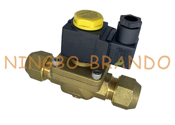 1090/6 3/4 Inch SAE Flare Brass Refrigeration Solenoid Valve