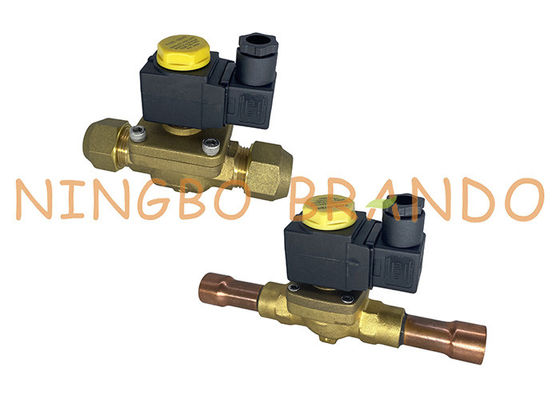 1090/6 3/4 Inch SAE Flare Brass Refrigeration Solenoid Valve