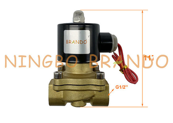 UW Series 1/2'' UD-15 2W160-15 Semi-Diaphragm Brass Solenoid Valve