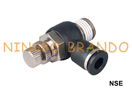 NSE Pneumatic Flow Control Air Fittings 1/8'' 1/4'' 3/8'' 1/2''