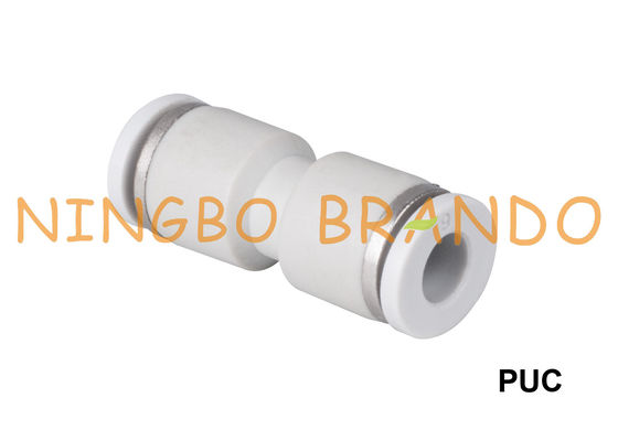 PUC Union Straight Plastic Pneumatic Tube Fittings 1/8'' 1/4'' 3/8'' 1/2''