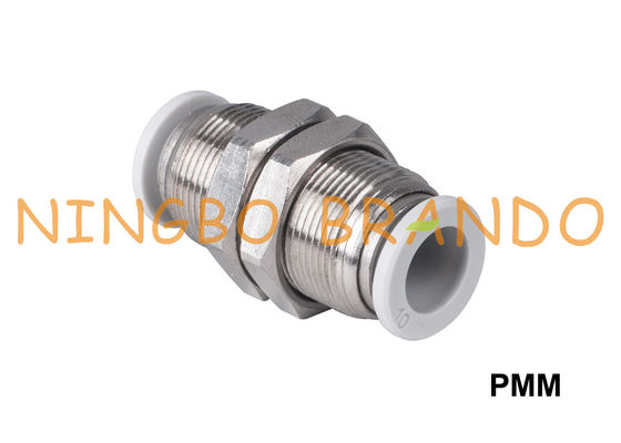 PMM Bulkhead Union Pneumatic Hose Fittings 1/8'' 1/4'' 3/8'' 1/2''