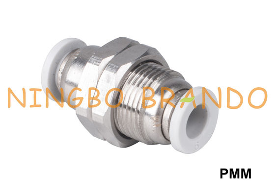 PMM Bulkhead Union Pneumatic Quick Fittings 1/8'' 1/4'' 3/8'' 1/2''