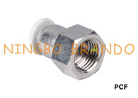 PCF Female Straight Pneumatic Push In Fittings 6mm 8m 10mm 12mm
