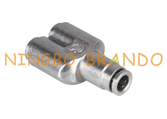 Union Y Brass Push In Pneumatic Pipe Coupling 1/8'' 1/4'' 3/8'' 1/2''