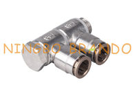 Double Male Banjo Push To Connect Air Line Fittings 1/8'' 1/4'' 6mm 8mm