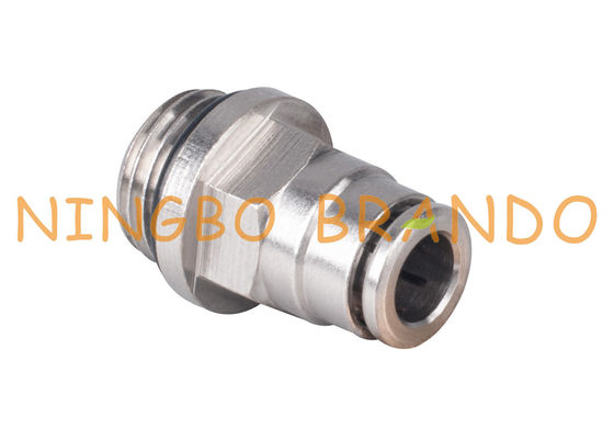 Push Lock Air Fittings Male Thread Straight Through 1/8'' 1/4'' 6mm 8mm