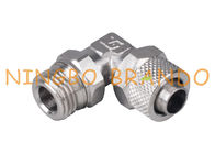 Quick Twist Pneumatic Hose Fittings Male 90 Degree Elbow 3/8'' 1/2''