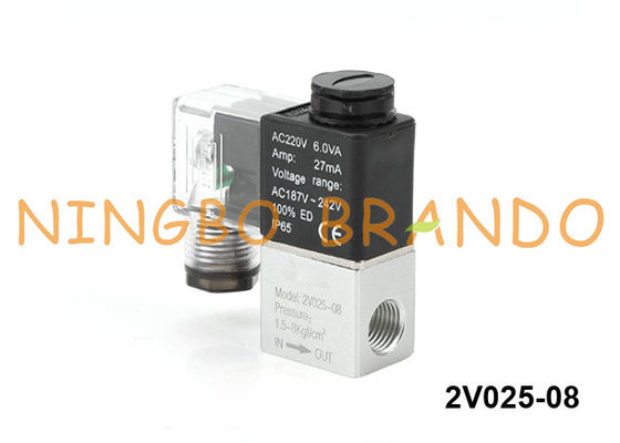 2V025-08 Airtac Type Air Solenoid Valve 1/4'' 24VDC 12VDC