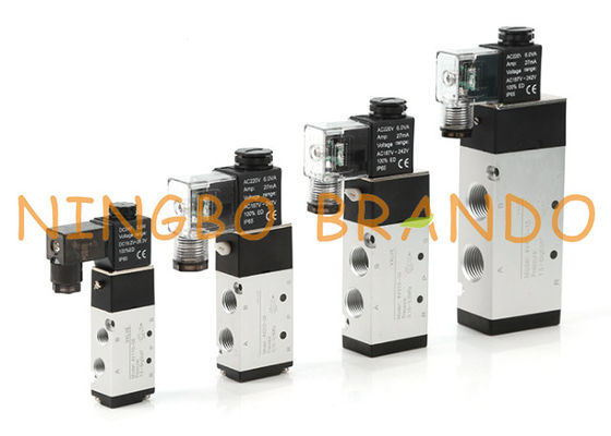 5/2 Way Single Solenoid Pneumatic Solenoid Valve 5 Way 2 Position