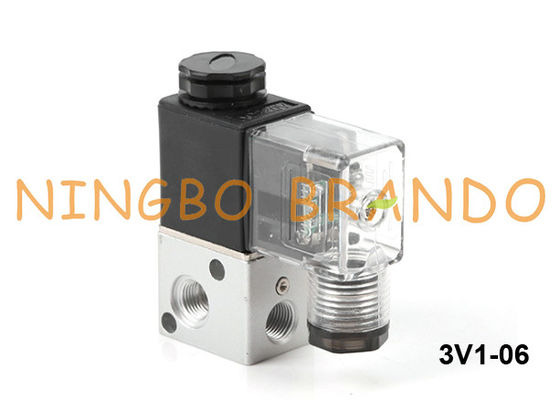 3V1-06 Airtac Type Pneumatic Solenoid Valve 3 Way 2 Position 24VDC