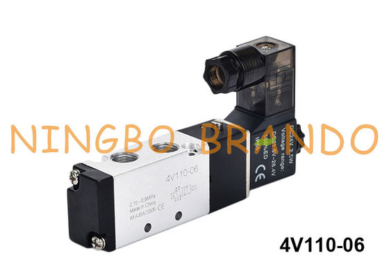 4V110-06 Airtac Type Pneumatic Solenoid Valve 4V110-06-DC24V 24VDC