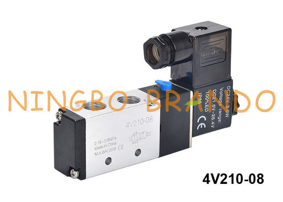 4V210-08 Airtac Type Pneumatic Solenoid Valve 4V210-08-DC24V DC24V