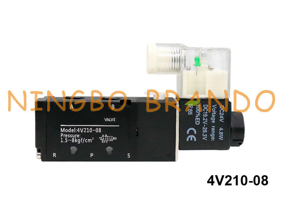 4V210-08 Airtac Type Pneumatic Solenoid Valve 4V210-08-B 24VDC