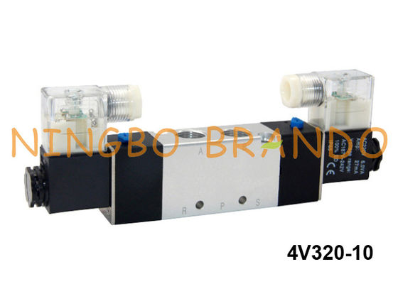 4V320-10 Airtac Type Pneumatic Double Solenoid Valve 5/2 Way 24V 220V