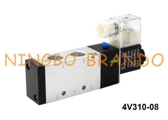 4V310-08-DC24V Airtac Type Pneumatic Air Solenoid Valve 5/2 Way 24 Volt