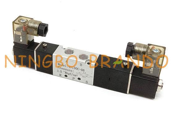 AirTAC Type 4V130C-06 1/8'' 5/3 Way Pmeumatic Solenoid Valve