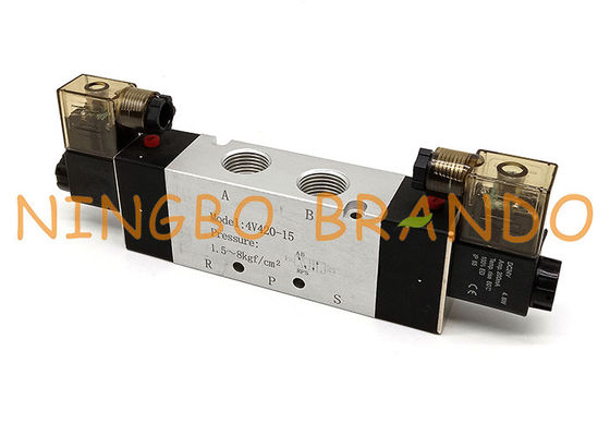 4V420-15 1/2'' 5/2 Way Double Solenoid Pneumatic Solenoid Valve