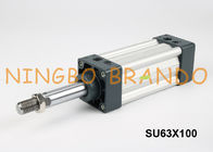 63mm Bore 100mm Stroke Pneumatic Air Cylinder Airtac Type SU63X100