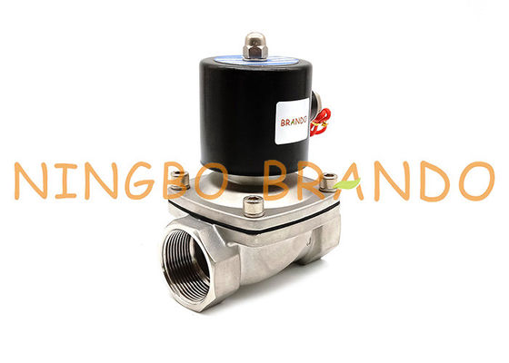 2S400-40 SUW-40 1-1/2'' 1.5'' Inch NC Stainless Steel Solenoid Valve