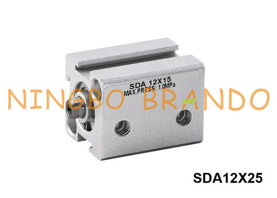 Airtac Type SDA12X25 Compact Pneumatic Cylinder 12mm Bore 25mm Stroke