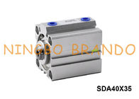 Airtac Type Compact Pneumatic Cylinder SDA40X35 40mm Bore 35mm Stroke