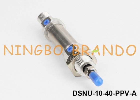 Festo Type DSNU-10-40-PPV-A Pneumatic Air Cylinder Aluminum Round Body