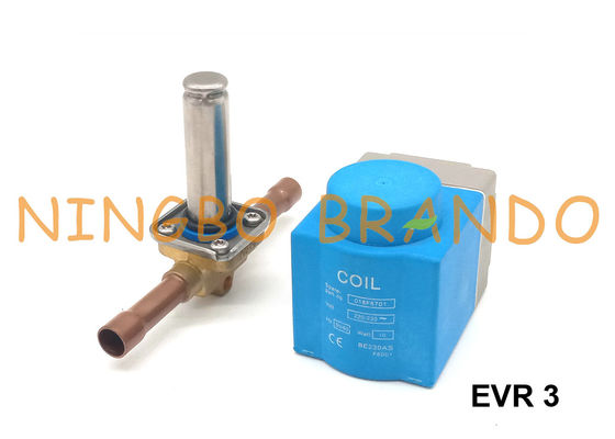 Solenoid Valve In Refrigeration System Danfoss Type EVR 3 NC 3/8''