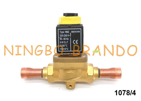 Castel Type 1078/4 1/2'' Solder Solenoid Valve For Refrigeration System