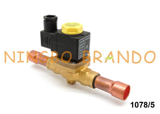 Castel Type 1078/5 5/8&quot; Solder Solenoid Valve For Refrigerant