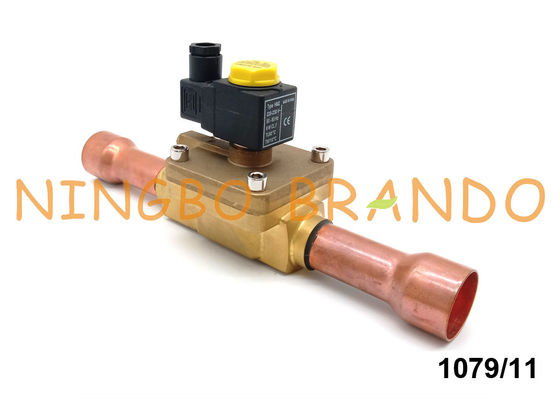 Castel Type 1079/11 1 3/8'' Solder Refrigeration Units Solenoid Valve