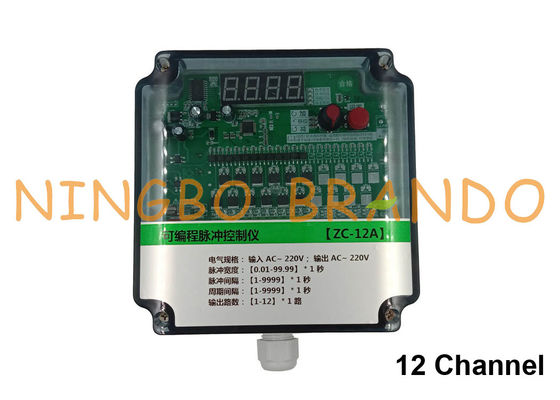 12 Channel Dust Collector Pulse Valve Sequential Timer Controller