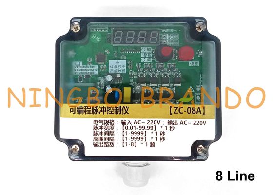 8 Line Bag Filter Pulse Jet Valve Sequential Timer Controller