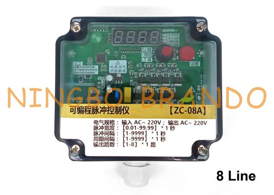 8 Line Bag Filter Pulse Jet Valve Sequential Timer Controller