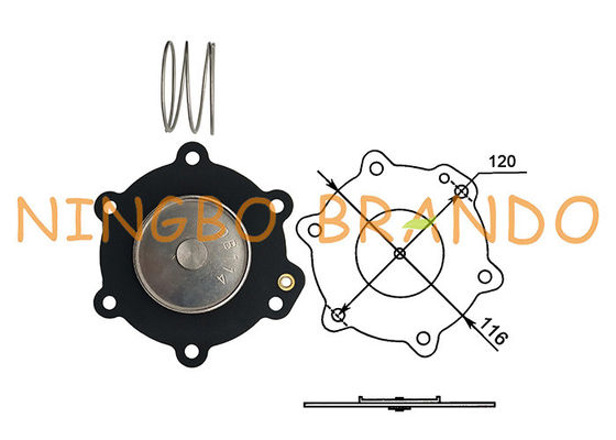 1-1/2'' Inch DB114/C VNP VEM Series Pulse Jet Valve Diaphragm Set