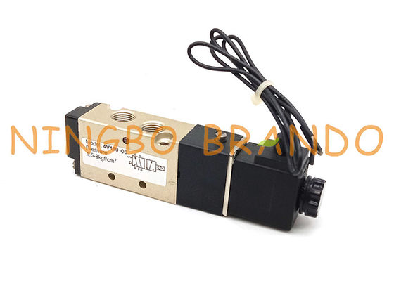 4V110-06 1/8'' 2 Position 5 Port Pneumatic Air Control Solenoid Valve