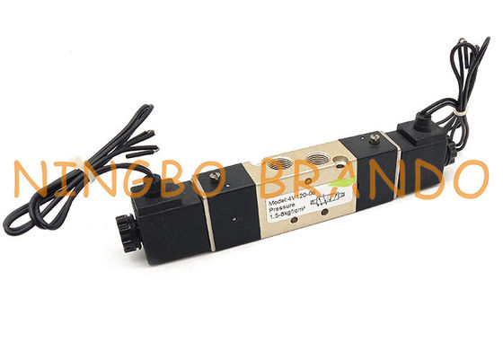 4V120-06 1/8'' DIN Connector 5/2 Way Pneumatic Solenoid Valve