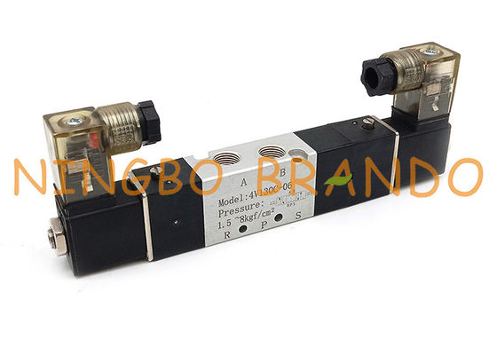 4V130C-06 Double Solenoid 5/3 Way Closed Center Pneumatic Solenoid Valve