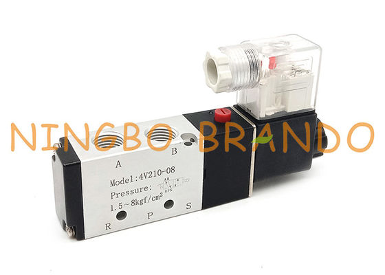 4V210-08 1/4'' Inch 5/2 Way Air Control Pneumatic Solenoid Valve