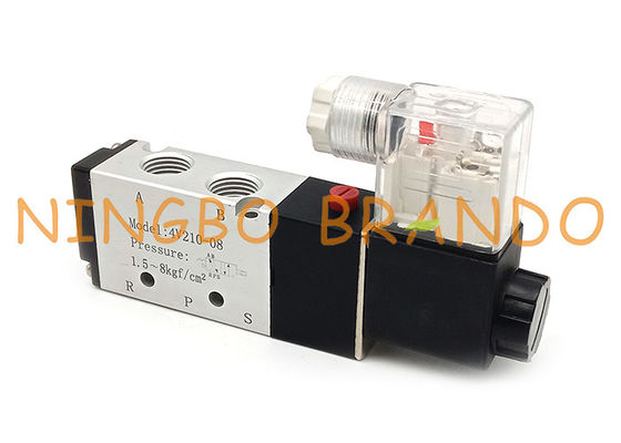 4V210-08 1/4'' Inch 5/2 Way Air Control Pneumatic Solenoid Valve