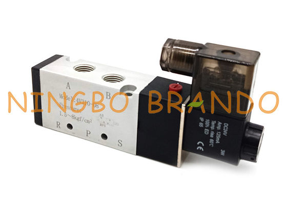 4V310-08 1/4'' Inch Single Solenoid 5/2 Way Pneumatic Air Valve