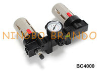 BC4000 Airtac Type FRL Filter Regulator Lubricator For Compressed Air