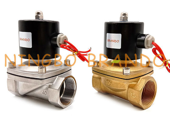 1.5'' Inch NC UW-40 Brass SUW-40 Stainless Steel Solenoid Valve